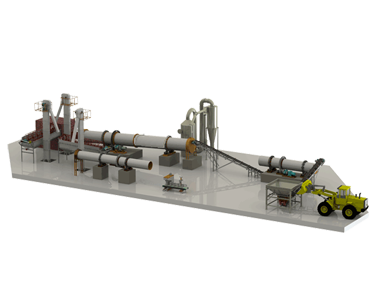 Rotary Drum Granulation Production Line
