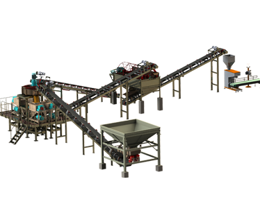 Roller (Extrusion) Granulator Production Line